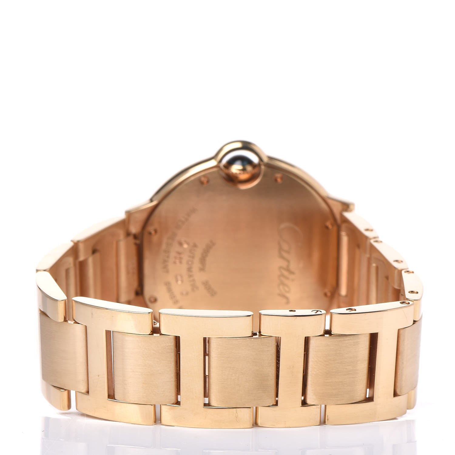 Cartier 18K Yellow Gold 36mm Ballon Bleu De Automatic Watch 4 of 7