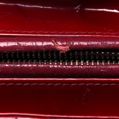 Christian Dior Patent Cannage Medium Lady Dior Red 9 of 11