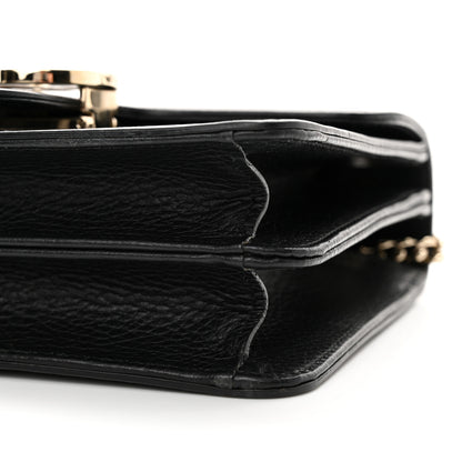 Gucci Dollar Calfskin Small Interlocking G Shoulder Bag Black 10 of 15