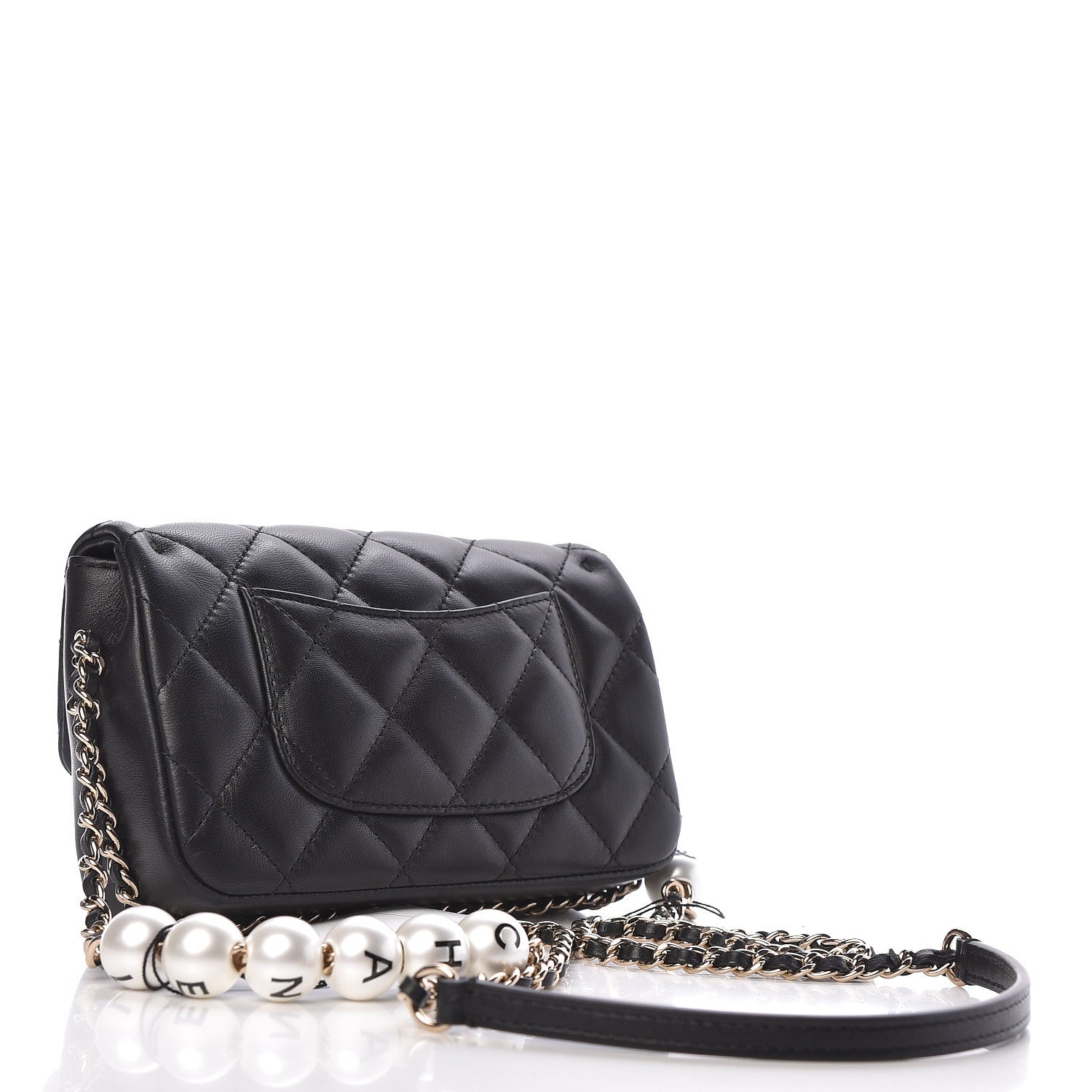 Chanel Lambskin Quilted Mini My Precious Flap Black 3 of 11