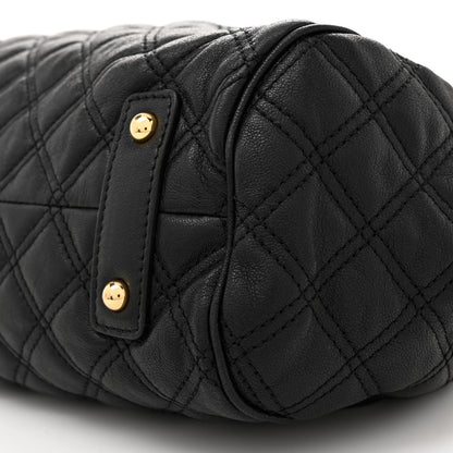 Marc Jacobs Calfskin Quilted Stam Black 9 of 9
