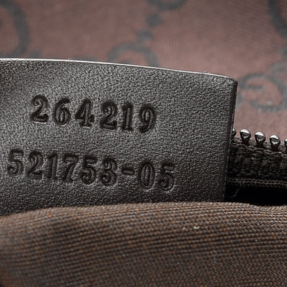 Gucci Canvas Shoulder Bag Brown 7 of 9