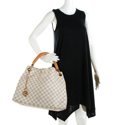 Louis Vuitton Damier Azur Artsy MM 2 of 9