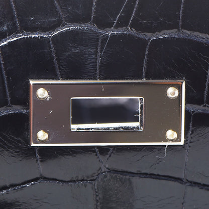 Hermes Shiny Niloticus Crocodile Kelly Sellier 32 16 of 36