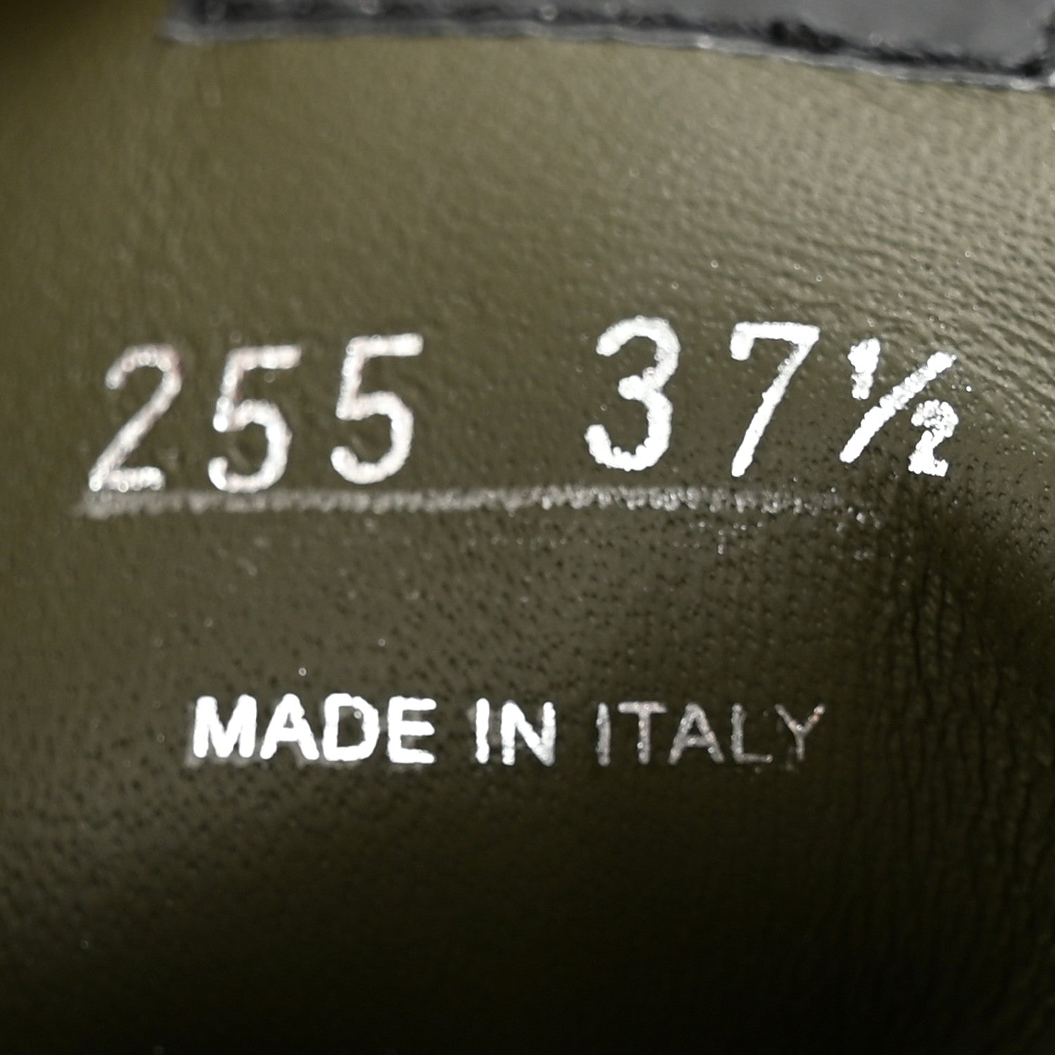 Prada Spazzolato Rois Re-Nylon Metal Triangle Logo Monolith Pouch Pocket 60mm Combat Boots 37.5 Militare 7 of 11