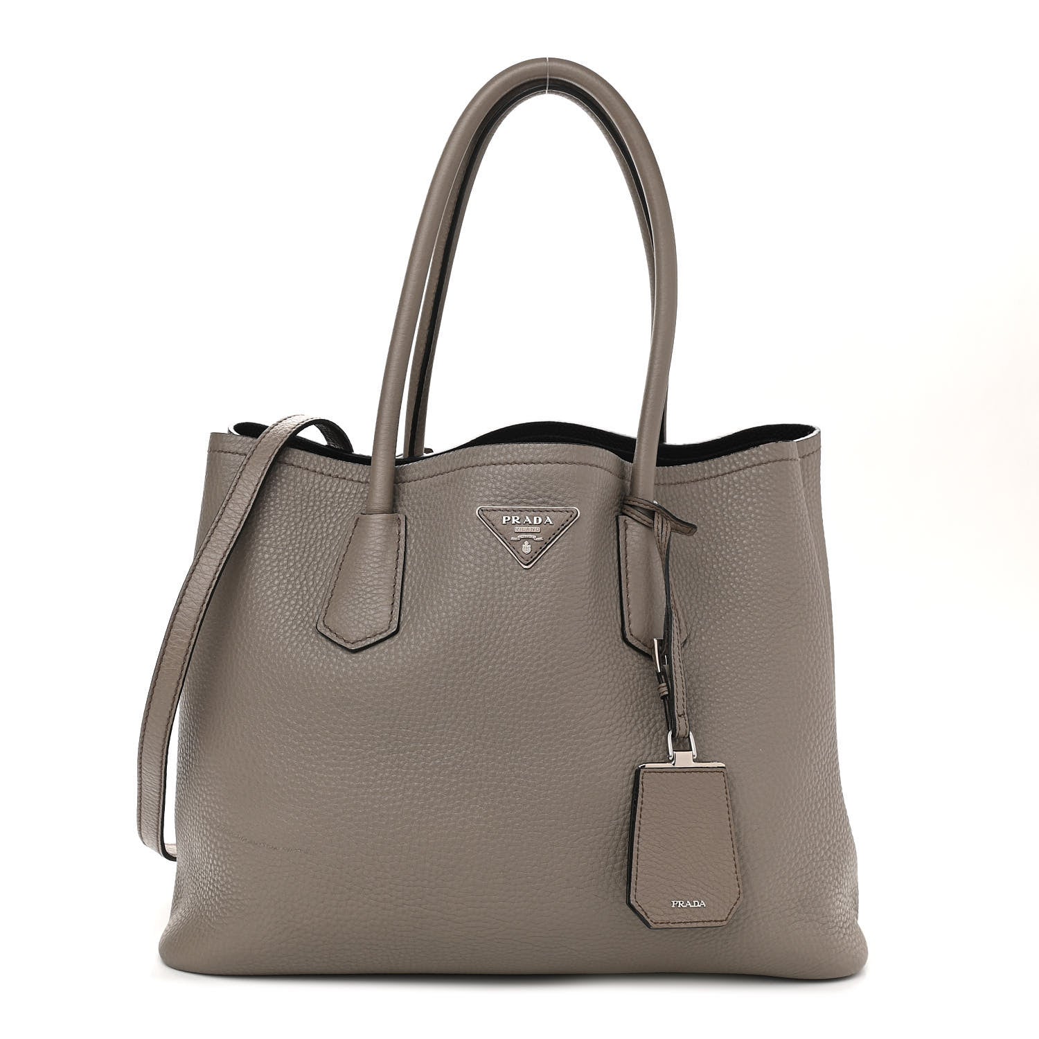 Prada Vitello Daino Shopping Tote Argilla 1 of 34