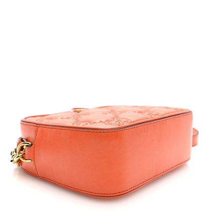 Gucci Calfskin GG Matelasse Shoulder Bag Spring Orange Natural 4 of 10
