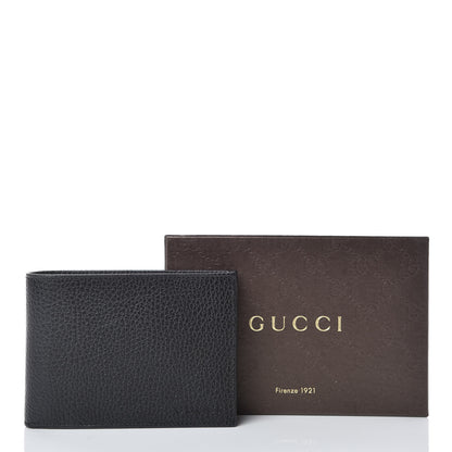 Gucci Dollar Calfskin Bi-Fold Wallet Black 10 of 10