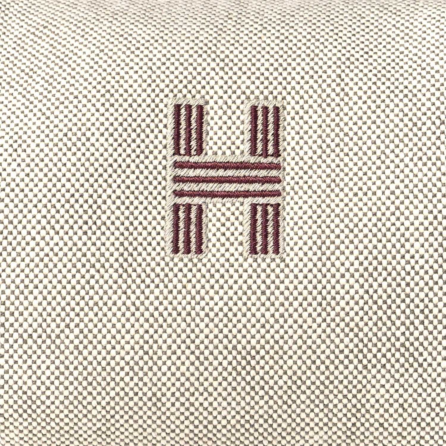 Hermes Canvas Small Bride-A-Brac Natural Rouge H 7 of 9