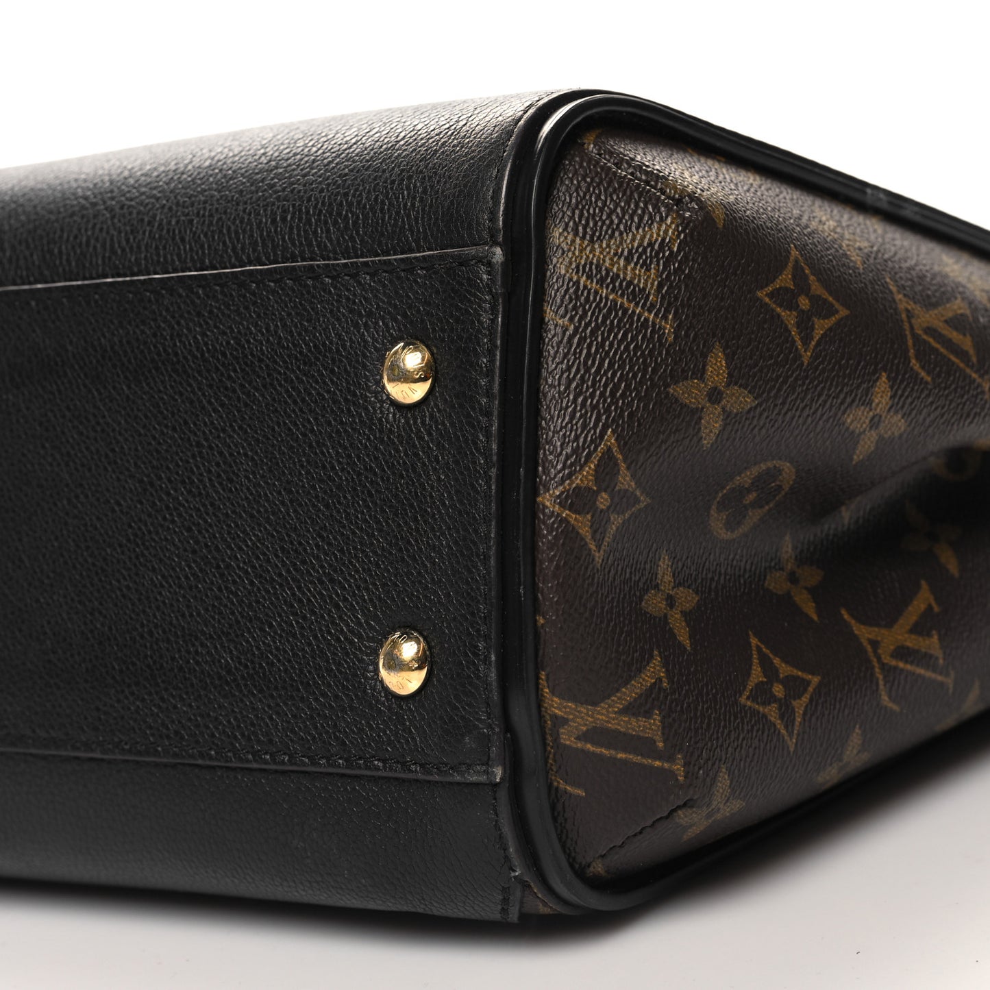 Calfskin Monogram Kimono Tote Black