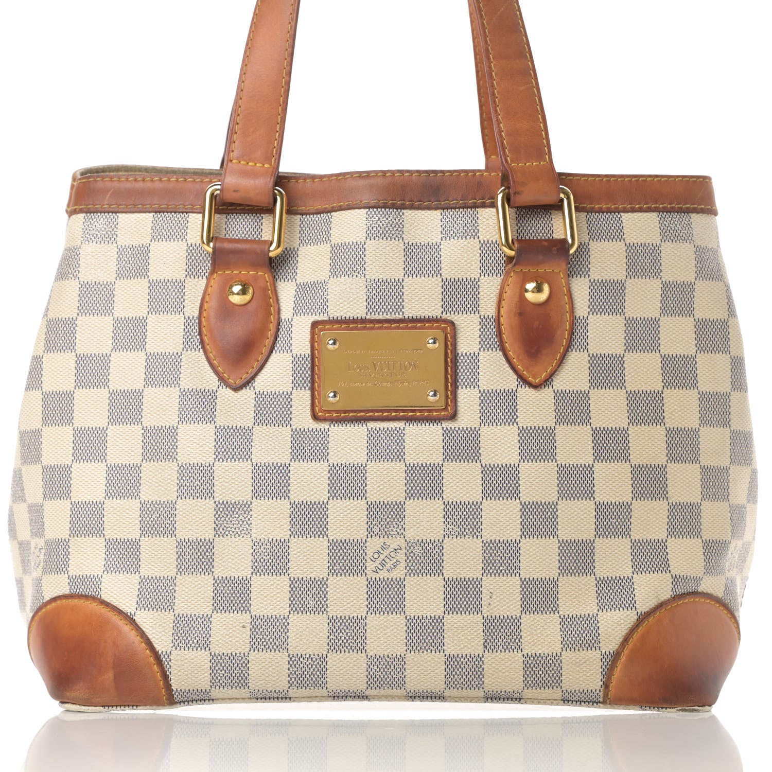 Louis Vuitton Damier Azur Hampstead PM 8 of 19