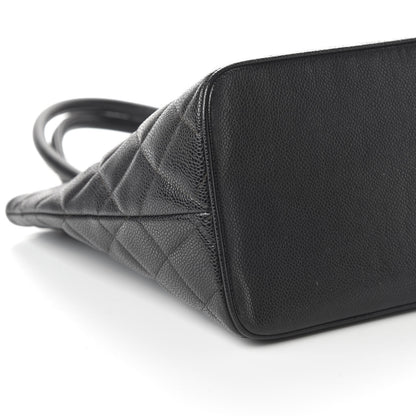 Chanel Caviar Quilted Medallion Tote Black 6 of 10