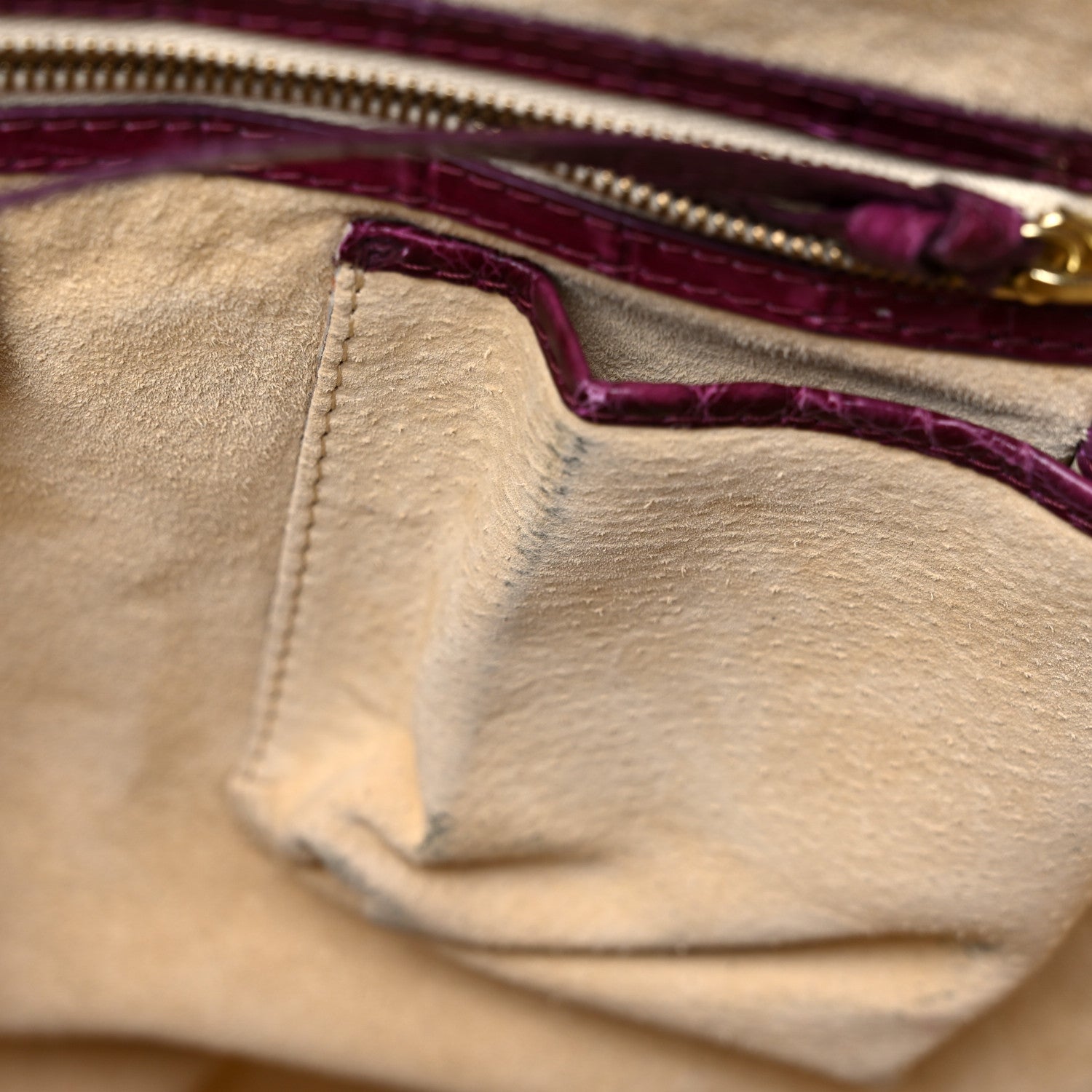 Nancy Gonzalez Crocodile Leaf Tote Puprle 11 of 15