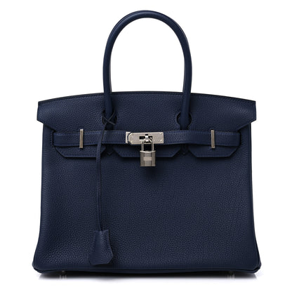 Hermes Togo Birkin 30 Bleu Nuit 1 of 10