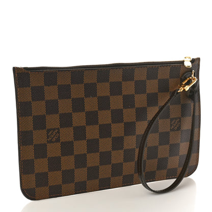 Louis Vuitton Damier Ebene Neverfull MM GM Pochette 3 of 8