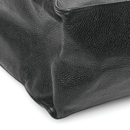 Chanel Caviar CC Shopper Tote Black 9 of 13