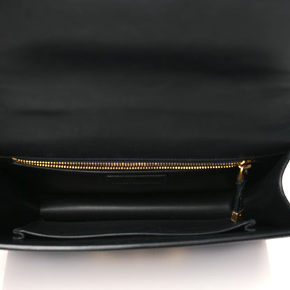Christian Dior Smooth Calfskin 30 Montaigne Flap Bag Black 4 of 8