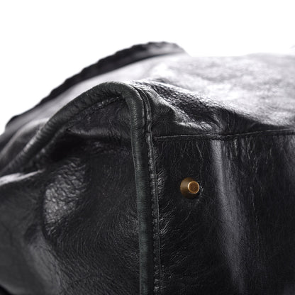 Balenciaga Agneau Classic Hardware Weekender Black 13 of 21