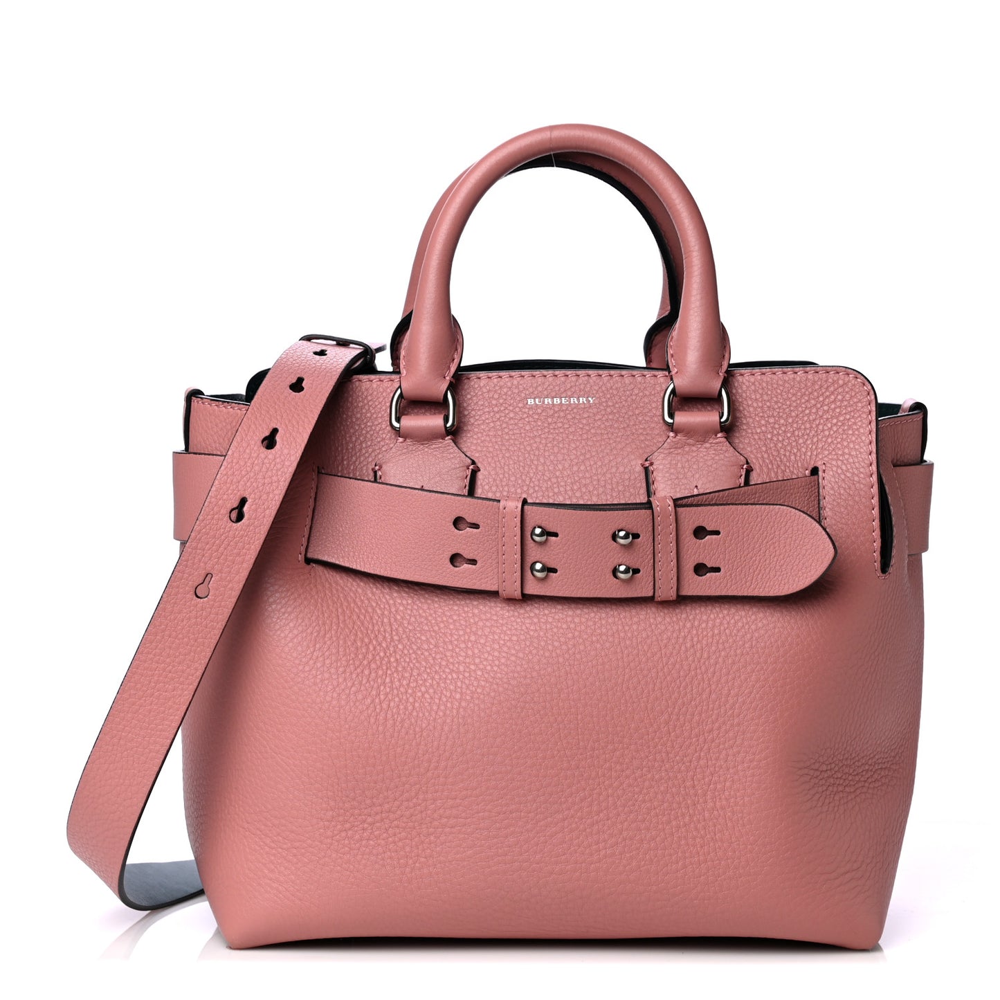 Soft Grain Calfskin Small Belt Bag Dusty Pink