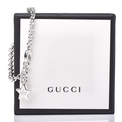 Gucci Sterling Silver Star Charm Bracelet 5 of 5