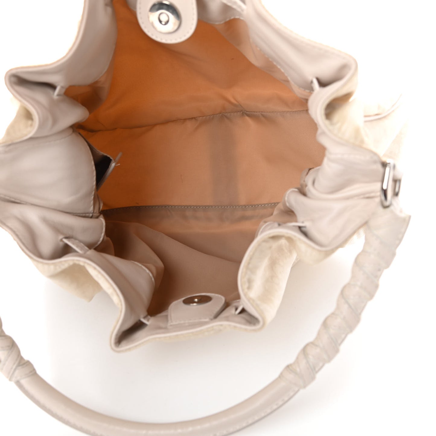 Nylon Monogram Lovely Hobo White