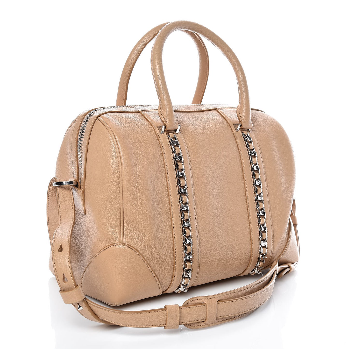 Sugar Goatskin Medium Chain Animation Lucrezia Beige