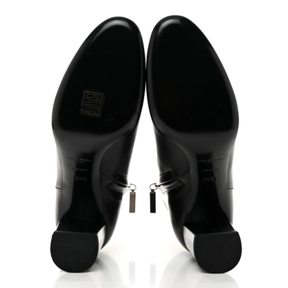 Saint Laurent Nappa Vendome Loulou Ankle Zip Boots 39.5 Black 5 of 9