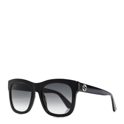 Gucci Acetate Square Frame Sunglasses GG0032S Black 1 of 8