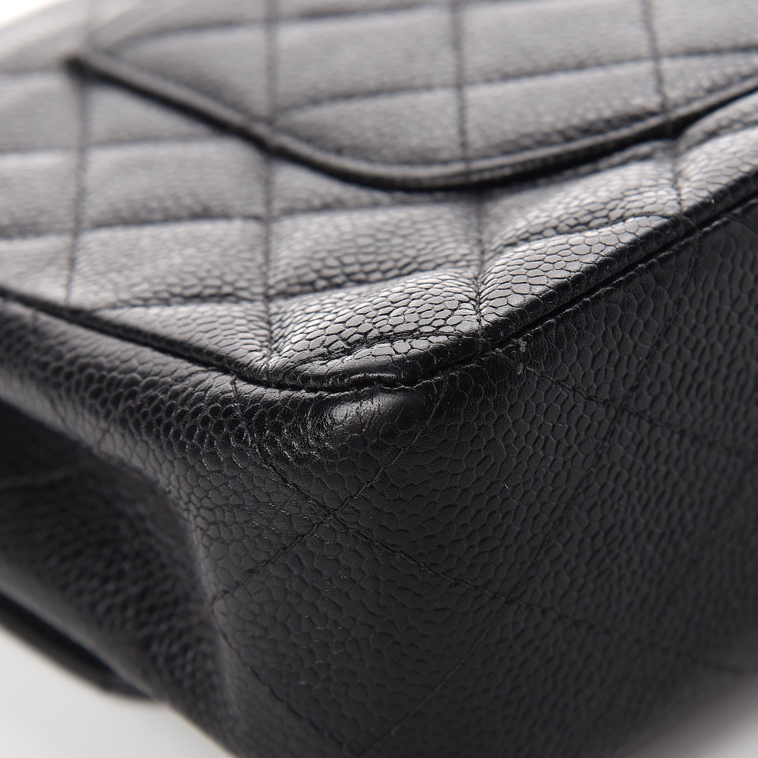Chanel Caviar Quilted Medium Double Flap Black 13 of 25
