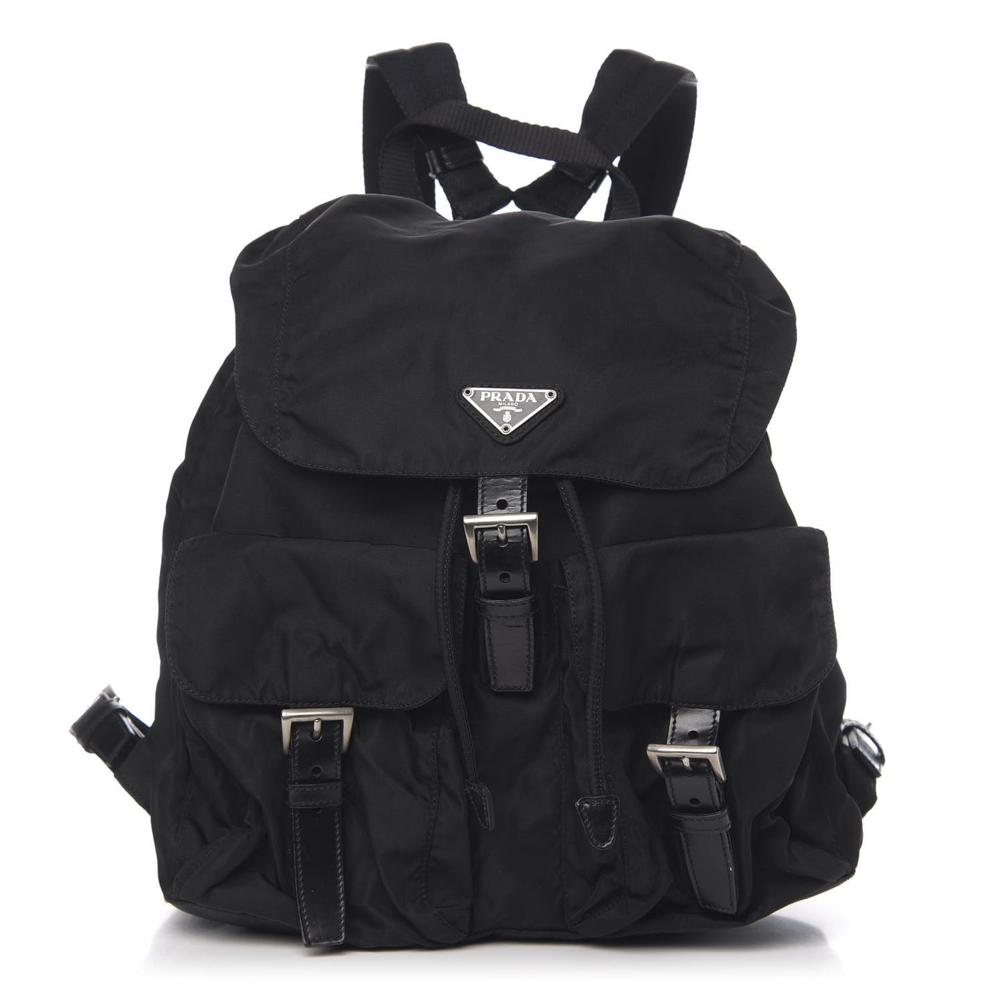 Nylon Vela Medium Backpack Black