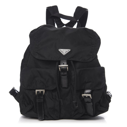 Prada Nylon Vela Medium Backpack Black 1 of 10