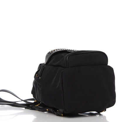 Stella McCartney Nylon Eco Alter Nappa Mini Falabella GO Backpack Black 4 of 9