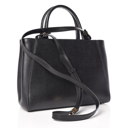 Fendi Vitello Elite Petite 2Jours Tote Black 4 of 9