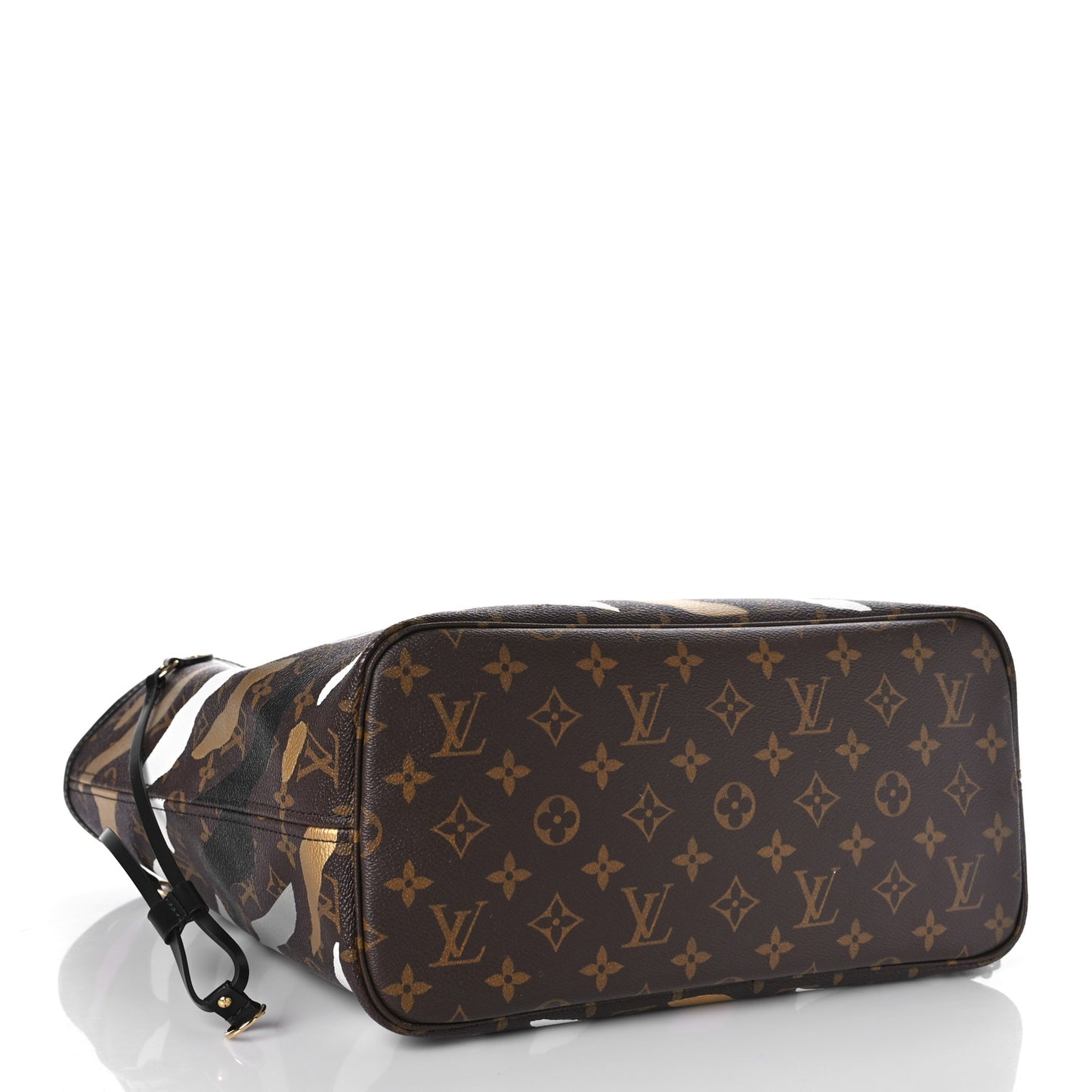 X LOL Monogram Neverfull MM Gold Silver