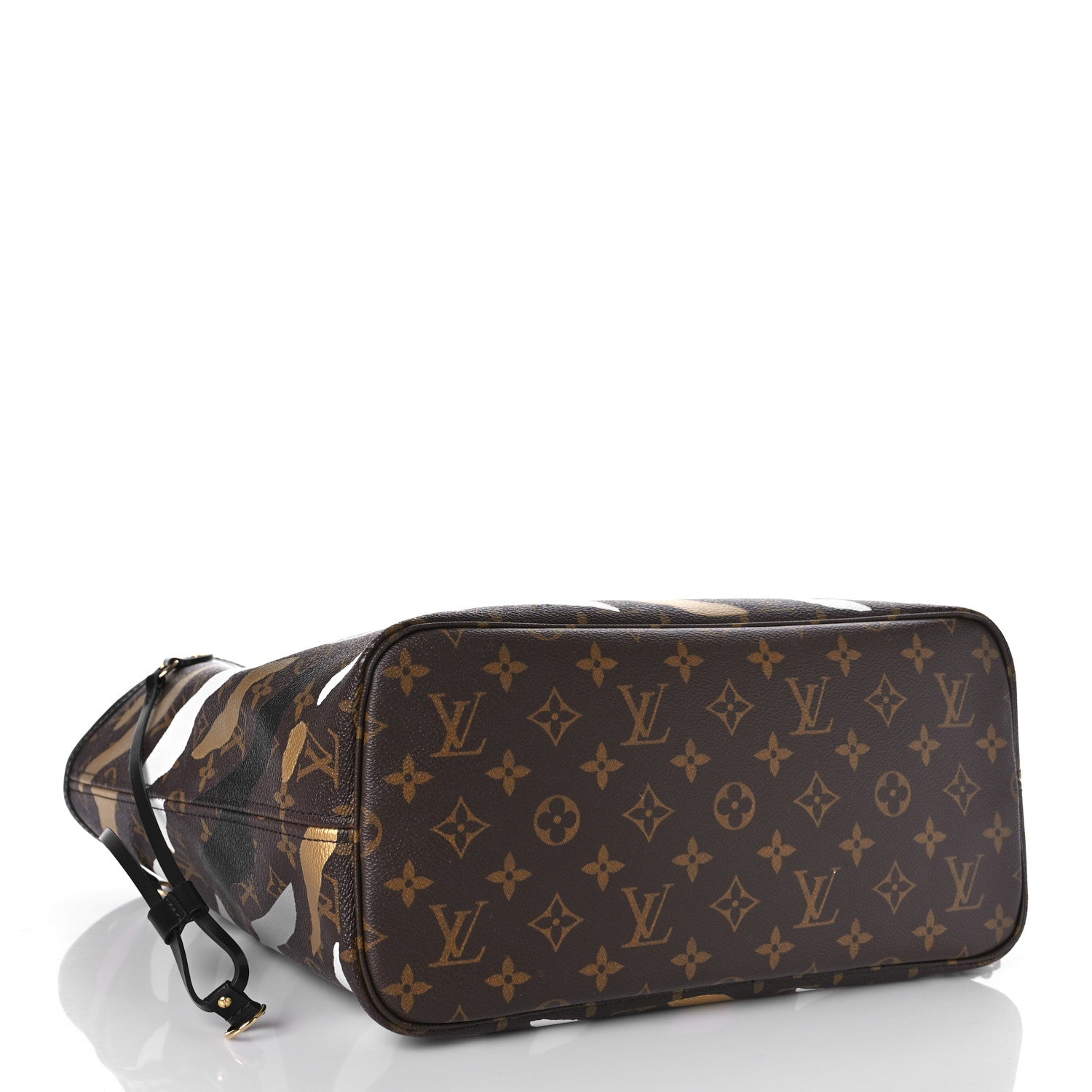 Louis Vuitton X LOL Monogram Neverfull MM Gold Silver 5 of 9