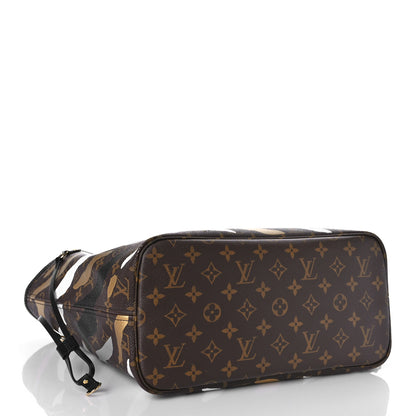 Louis Vuitton X LOL Monogram Neverfull MM Gold Silver 5 of 9