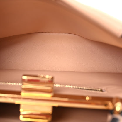 Fendi Vitello Grace Intreccio Mini Peekaboo Iconic Satchel Light Rose 5 of 14