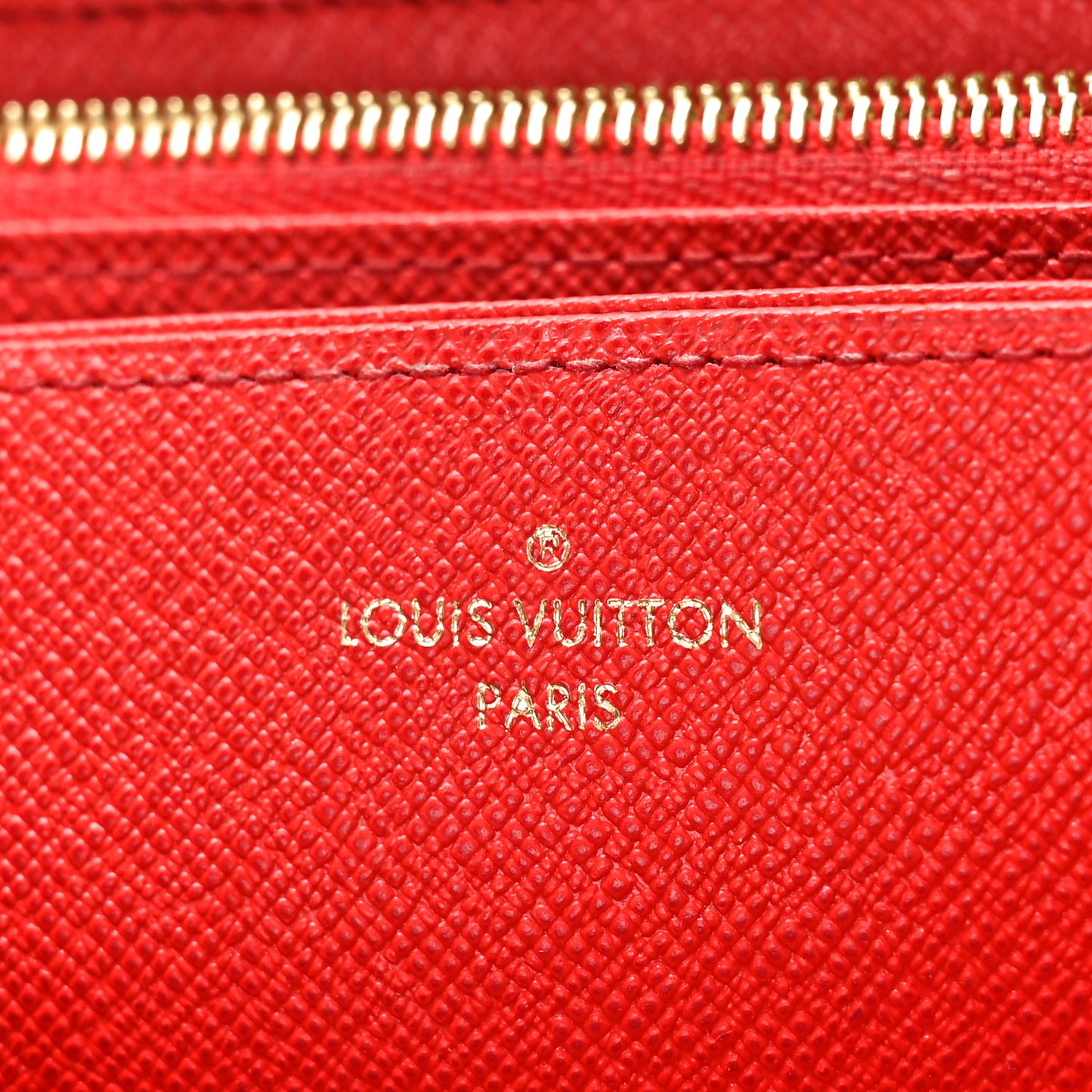 Monogram Zippy Wallet Coquelicot