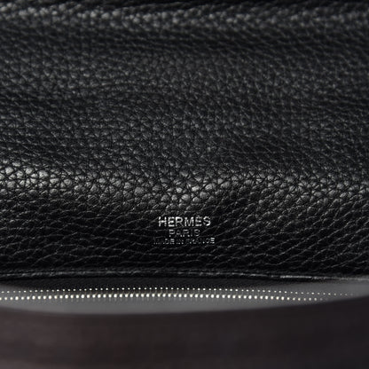 Hermes Taurillon Clemence Swift Ghillies Kelly 32 Black 11 of 14