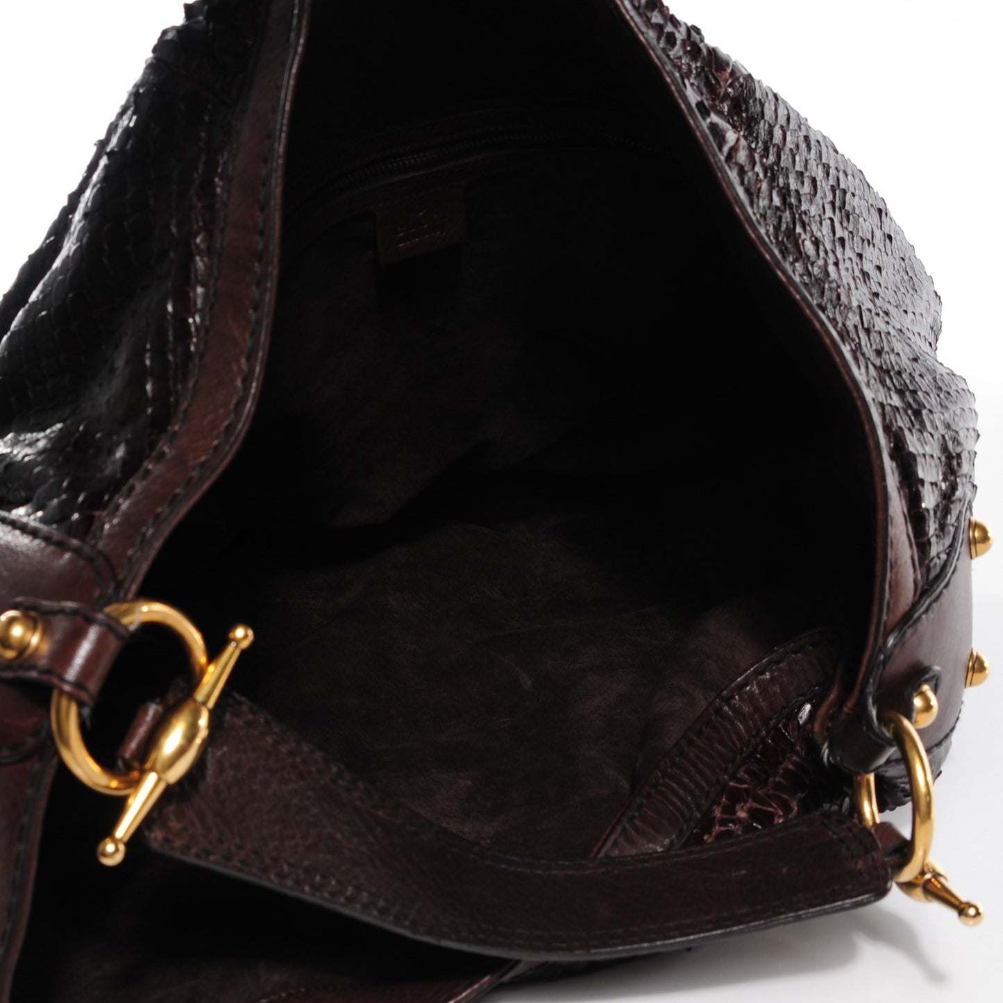 Python Large Jockey Hobo Brown