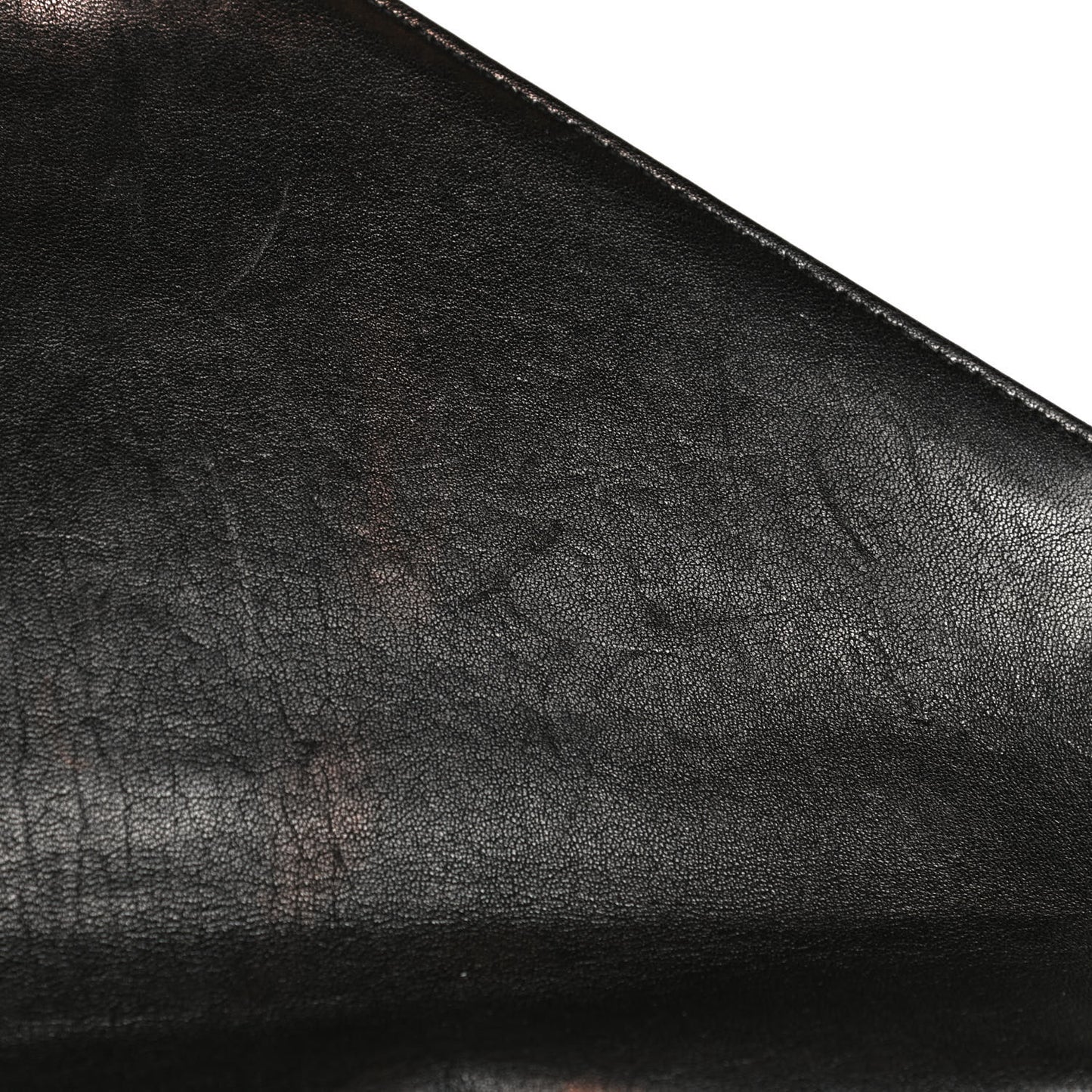 Sheepskin Matelasse Chevron Monogram Large College Satchel Black
