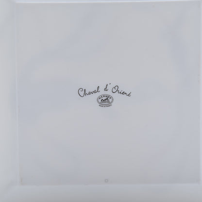 Hermes Porcelain Mosaique Au 24 Cheval d’Orient Square Plate 4 of 6