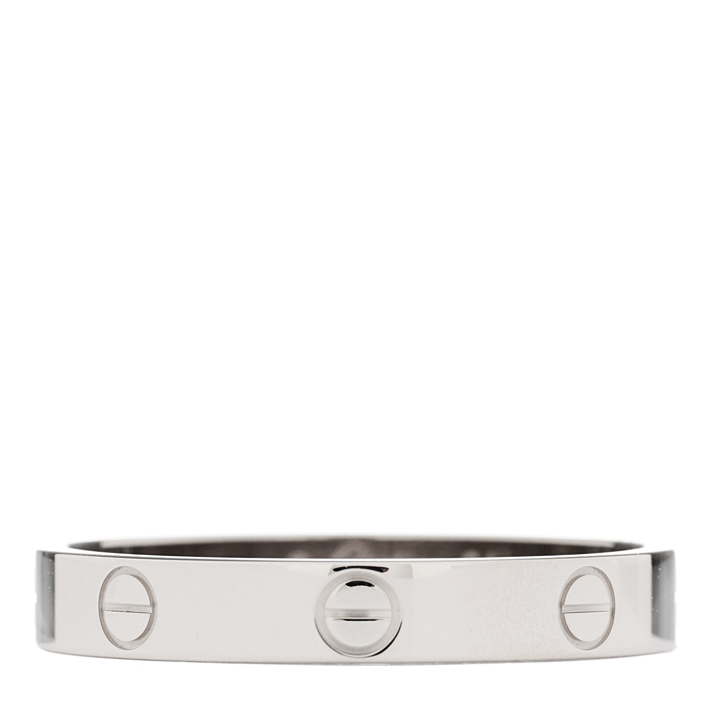 18K White Gold 3.5mm LOVE Wedding Band Ring 64- 10.75