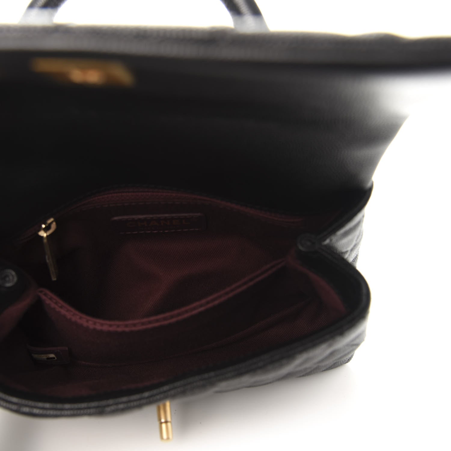 Chanel Caviar Quilted Mini Coco Handle Flap Black 5 of 10