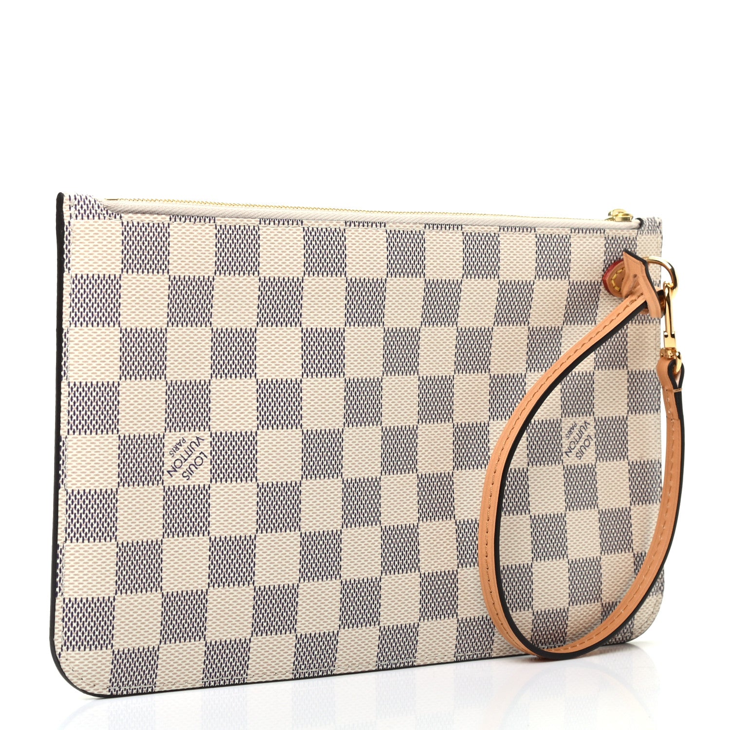 Louis Vuitton Damier Azur Braided Neverfull MM GM Pochette 3 of 6