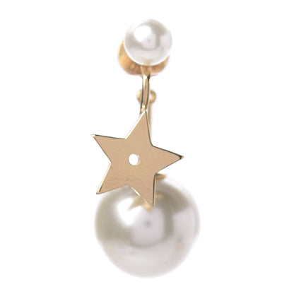 Christian Dior Pearl My ABCDior Tribales Etoile Earring Gold 1 of 4