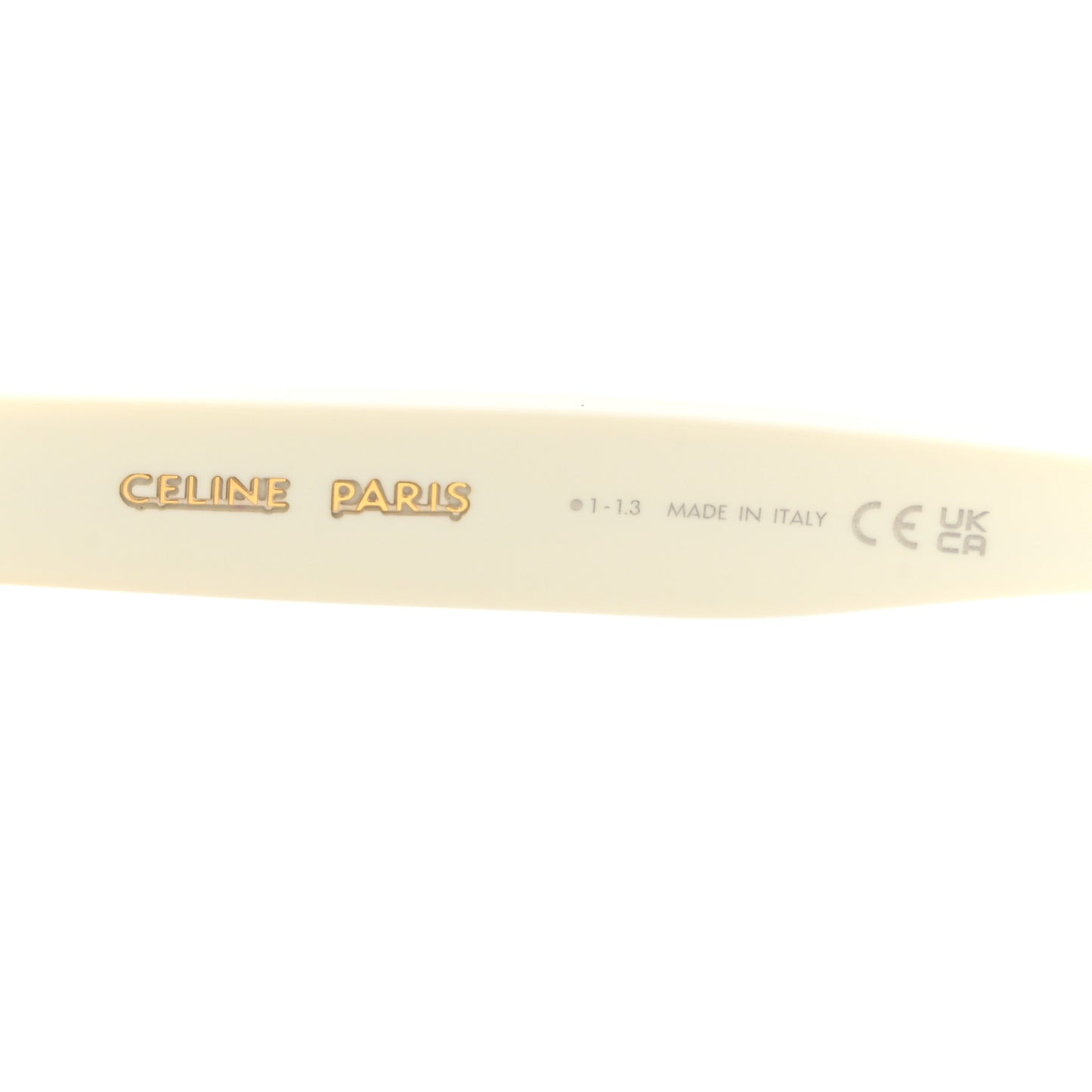 Acetate Sunglasses CL40198F White