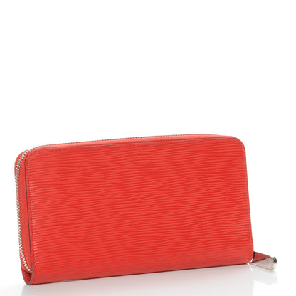 Louis Vuitton Epi Zippy Wallet Coquelicot 3 of 8