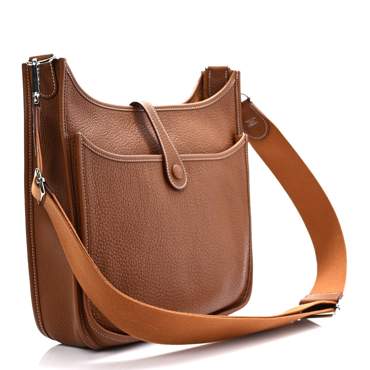 Hermes Taurillon Clemence Evelyne III PM Gold 2 of 8