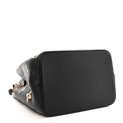 Louis Vuitton Empreinte Monogram Giant Neonoe MM Black Beige 5 of 9
